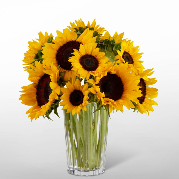 Golden Sunflower Bouquet by Vera Wang