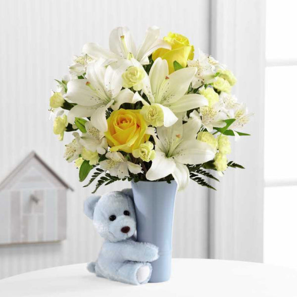 Baby Boy Big Hug Bouquet