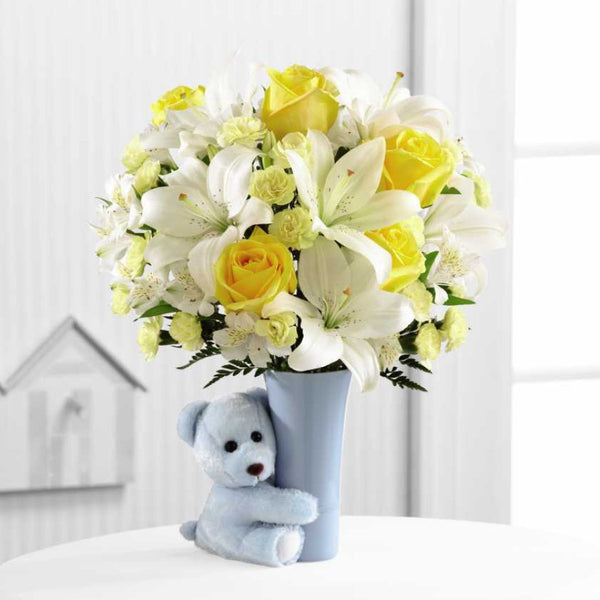 Baby Boy Big Hug Bouquet