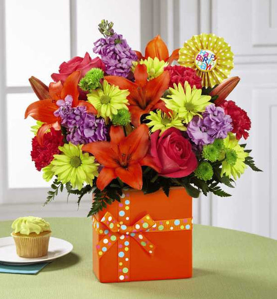 The Set to Celebrate Birthday Bouquet