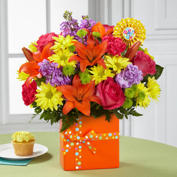 The Set to Celebrate Birthday Bouquet
