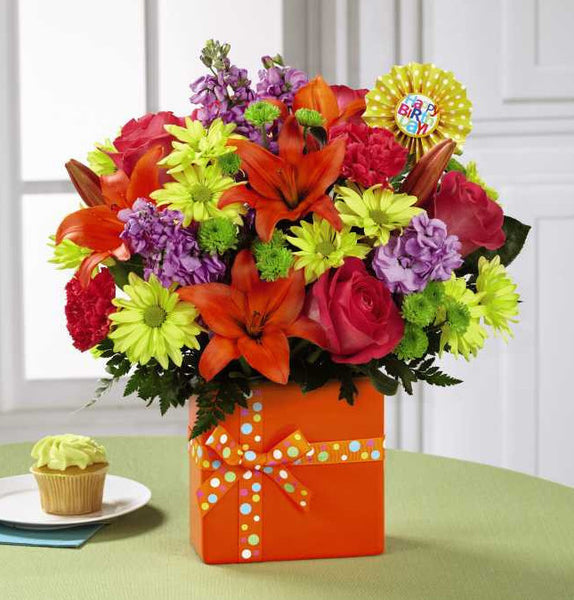 The Set to Celebrate Birthday Bouquet