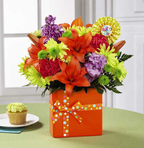 The Set to Celebrate Birthday Bouquet