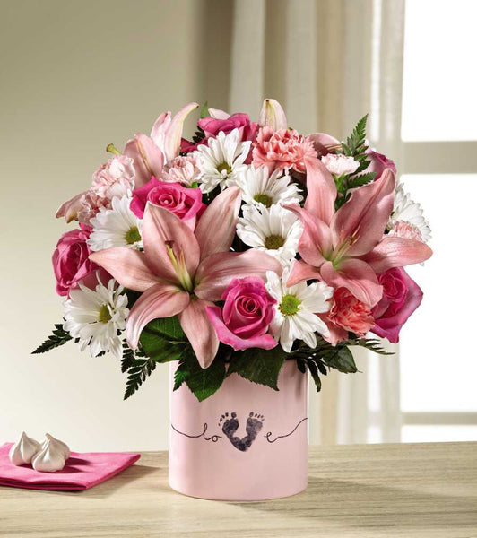 Tiny Miracle New Baby Girl Bouquet