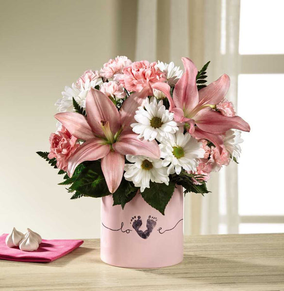 Tiny Miracle New Baby Girl Bouquet
