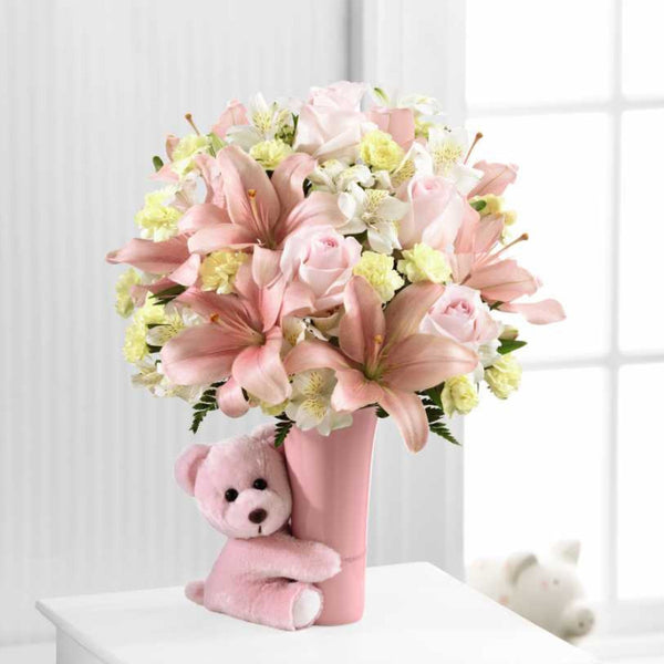 Baby Girl Big Hug Bouquet