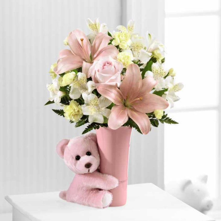 Baby Girl Big Hug Bouquet