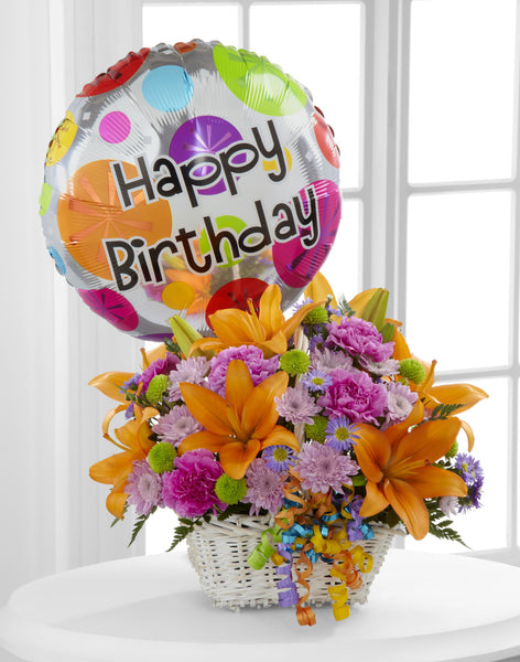 Happy Blooms Basket