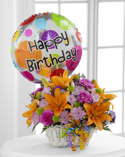 Happy Blooms Basket