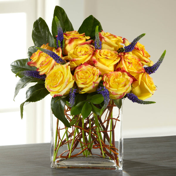 Sun Blushed Rose Bouquet