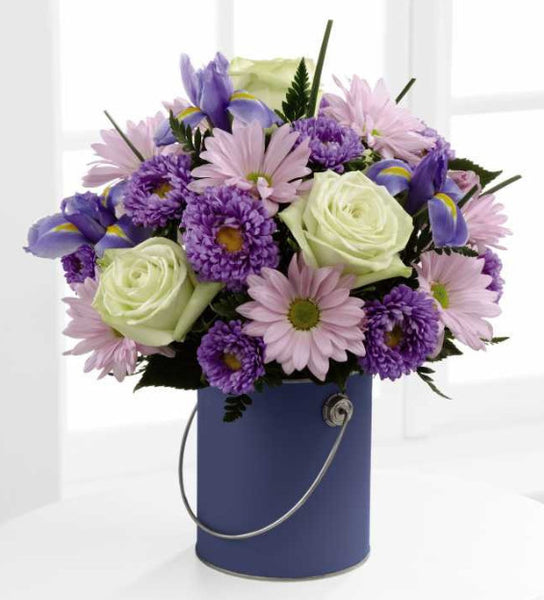 Color Your Day With Tranquility Bouquet