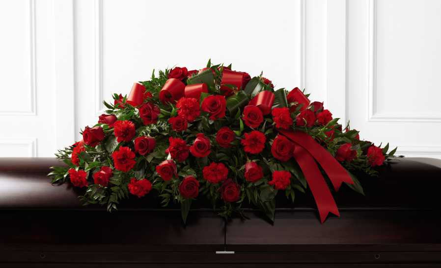 Dearly Departed Casket Spray