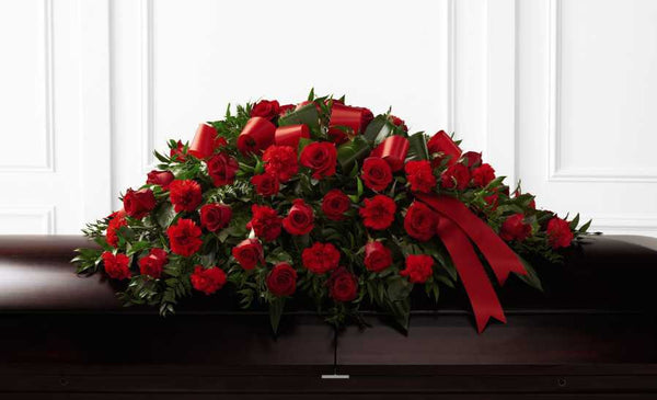 Dearly Departed Casket Spray