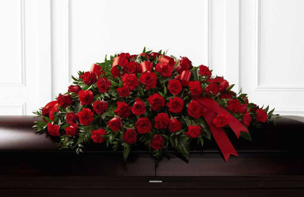 Dearly Departed Casket Spray