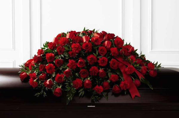 Dearly Departed Casket Spray
