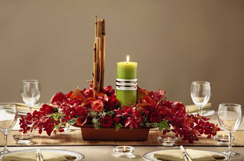 Dramatic Garden Centerpiece