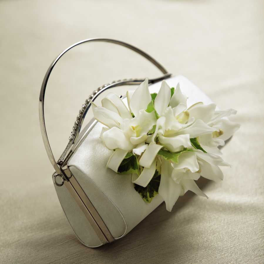 White Purse Dcor