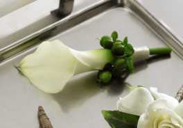 White Calla Boutonniere