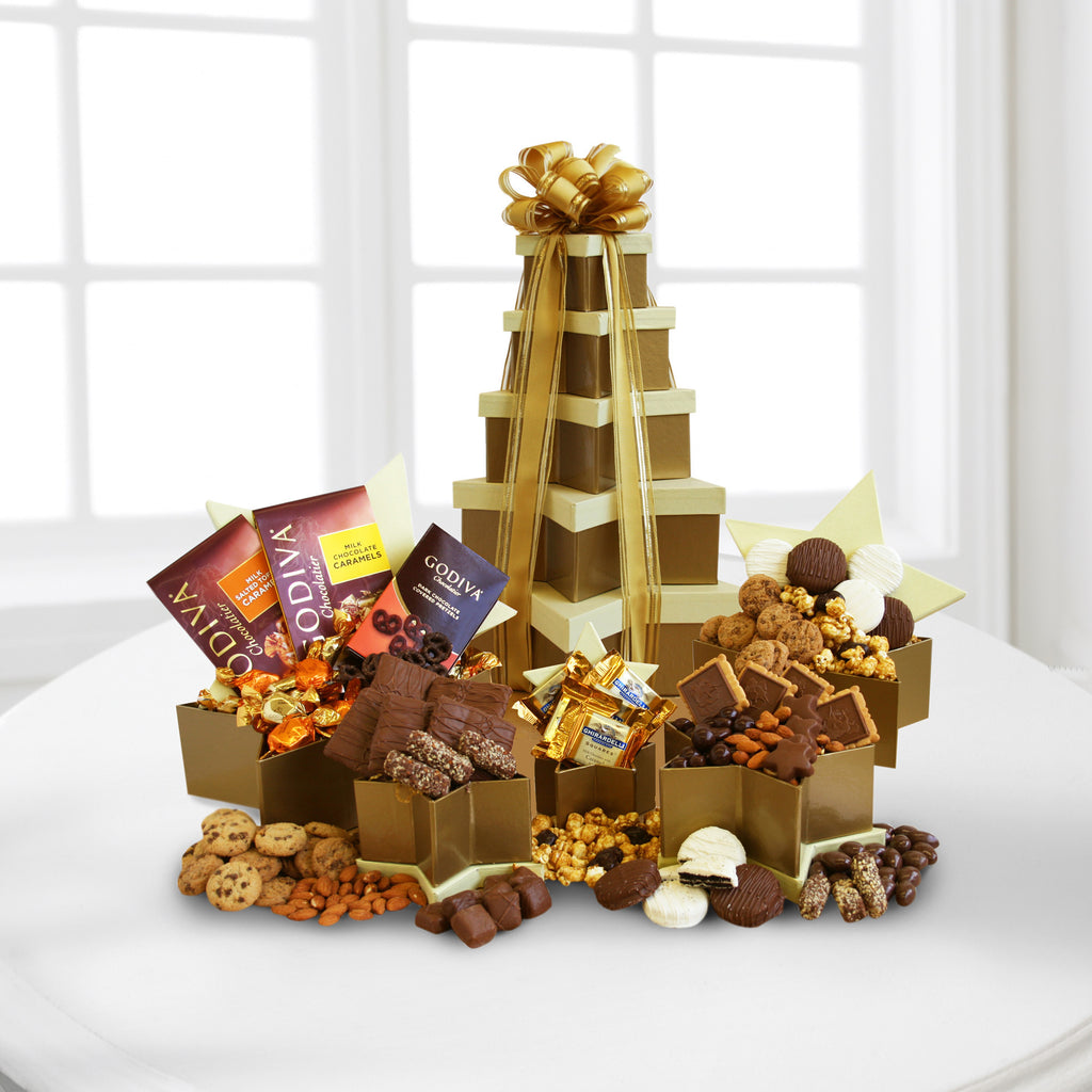 Star Struck Chocolate and Snack Tower