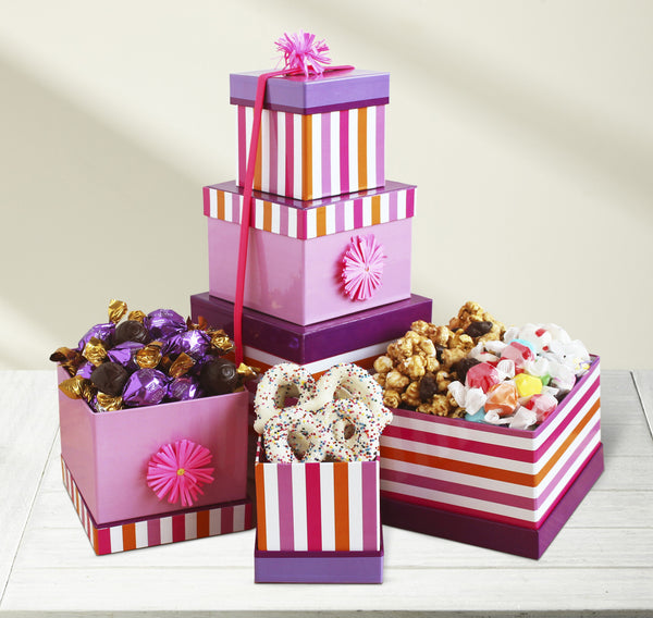 Daisy Delights Gourmet Tower of Treats