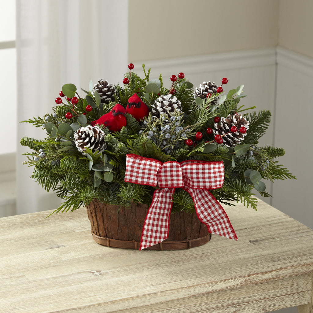 The Joyful Tidings Holiday Basket by Better Homes and Gardens®