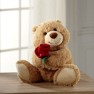 Sweet as a Rose Valentine's Day Plush Bear