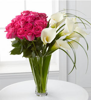 Irresistible Luxury Rose & Calla Lily Bouquet