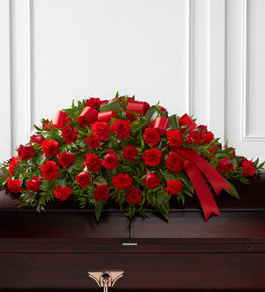 Dearly Departed Casket Spray