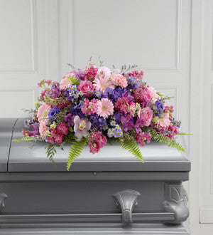 Glorious Garden Casket Spray