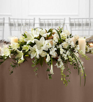 White Linen Arrangement