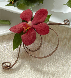 Red Mokara Boutonniere