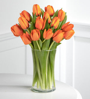 The Heat is On Summer Tulip Bouquet - 15 Stems