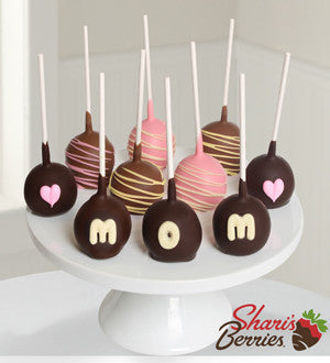 Chocolate Dip Delights Mom Day Cake Pops - 10-piece
