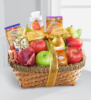 Warmhearted Wishes Fruit & Gourmet Kosher Gift Basket